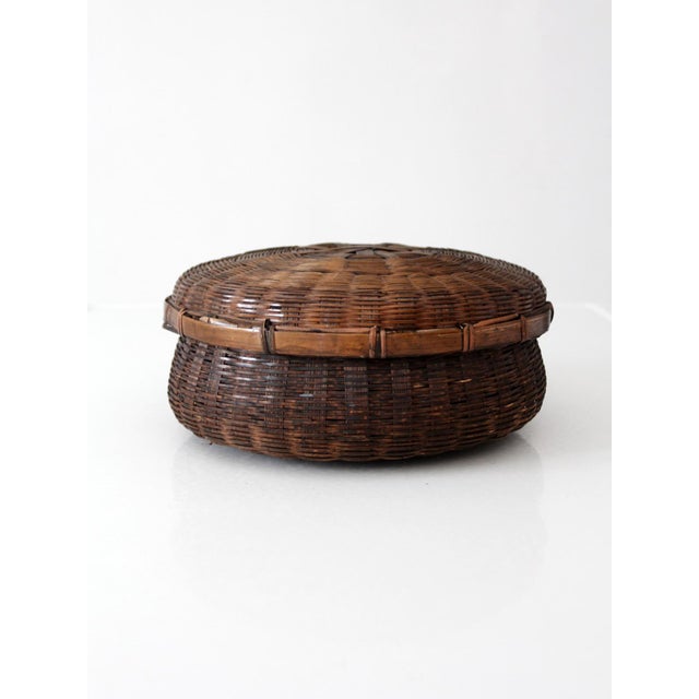 Chinese Vintage Chinese Sewing Basket For Sale - Image 3 of 10