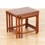 Wood 1960s Danish Modern Teak & Tile Top Nesting Tables For Sale - Image 7 of 9