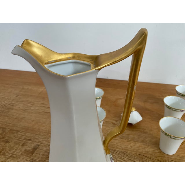 1960s Raynaud (Raynaud & Co.) Limoges Chocolate/Coffee Set - 7 Piece For Sale - Image 16 of 17