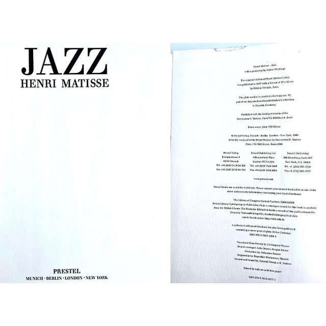 2009 Reproduction Edition "Jazz", Henri Matisse, Postscript by Katrin Wiethege For Sale - Image 17 of 18