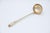 Smooth Silver Soup Ladle with Embossed Handle For Sale - Image 4 of 4