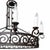 Charcoal Large Art Deco Style Wrought Iron 12-Light Chandelier For Sale - Image 8 of 11