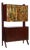 Vintage Bar Cabinet in Mahogany, 1960s For Sale