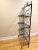 Vintage French Style Four Tier Scrolled Wrought Iron & Brass Baker's Rack For Sale In Atlanta - Image 6 of 10