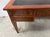 Wood Louis XVI Style Flat Desk in Mahogany and Veneer, 19th Century For Sale - Image 7 of 15
