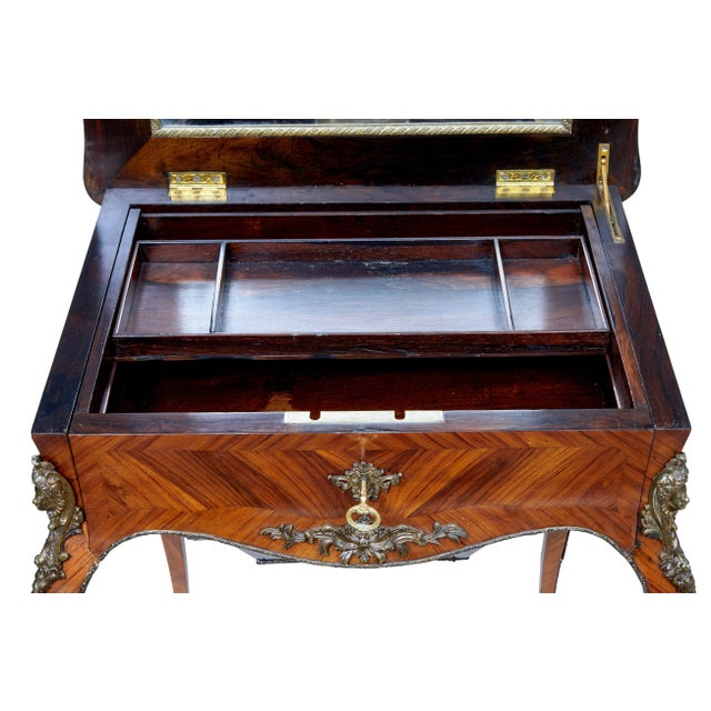 Antique French Sewing Worktable, 1870 For Sale - Image 4 of 9