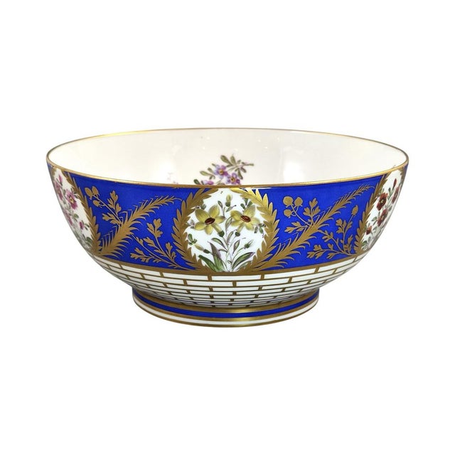 Large Antique Porcelain Footed Bowl from Samson, 1800s For Sale - Image 6 of 11