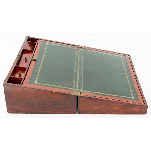 American Marquetry Writing Box, 19th C. For Sale - Image 4 of 9