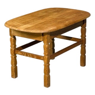 Henning Kjaernulf Style, Side Table, Oak, Denmark, 1970s For Sale