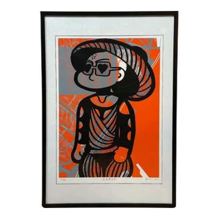 " I Am a Mexican" Pop Art Portrait of a Man in Amsterdam by Shao Qi For Sale