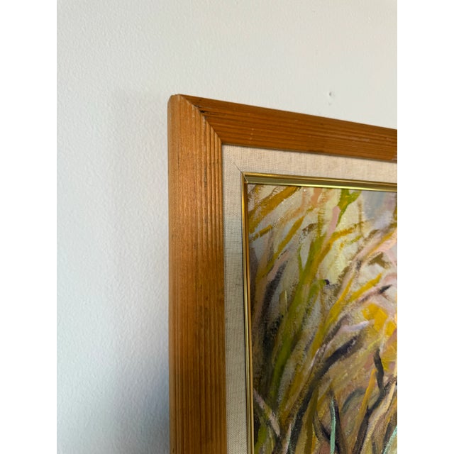 1990's Ana Gutierrez Impressionist Landscape Painting, Framed For Sale - Image 11 of 12