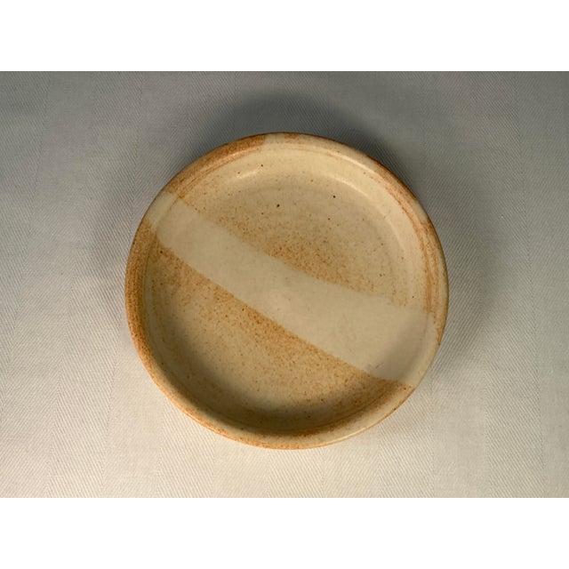 2010s Handmade Studio Pottery Plate/Low Bowl For Sale - Image 5 of 10