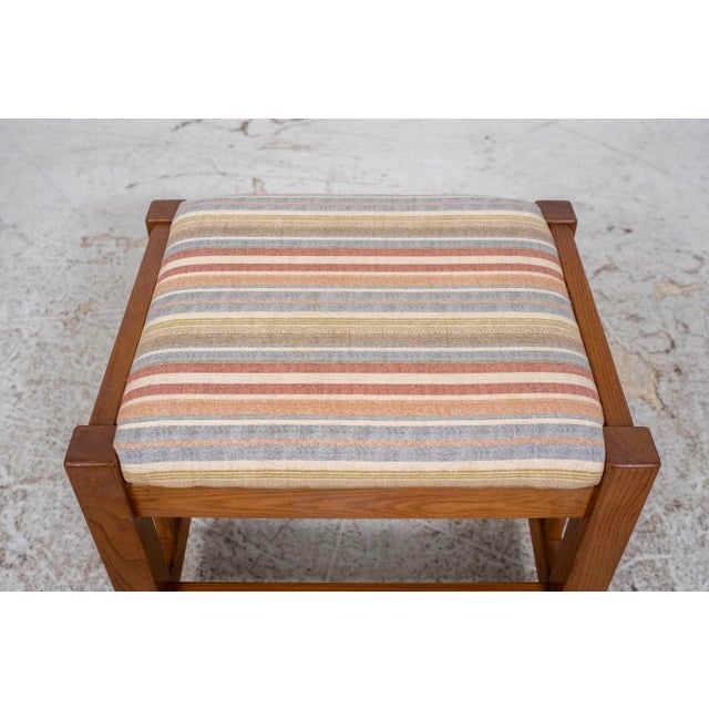 Pair Mission Oak Arts & Crafts Footstools For Sale - Image 4 of 9