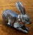 Lithographed Tinplate Clockwork Bunny Rabbit or Hare by the Automatic Toy Co. Staten Island, New York Circa 1930 For Sale - Image 11 of 18