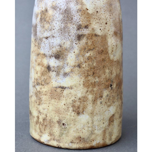 Mid-Century French Ceramic Bottle Vase by Alexandre Kostanda, 1960s For Sale - Image 9 of 12