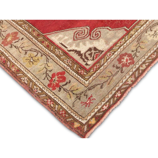 Traditional 1960's Turkish Oushak Runner For Sale - Image 3 of 4