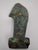 Verdigris Vintage MCM Brutalist Verdigris Bronze Sculpture Hooded Cloaked Figure Monk 9" For Sale - Image 8 of 9