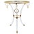 Acrylic Glass & Gilt Metal Tripod Coffee Table Pedestal Gueridon by Maison Charles, 1970s For Sale
