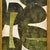 Mid-Century Modern Contemporary Abstract Green Collage in Vintage Gold Frame For Sale - Image 3 of 6