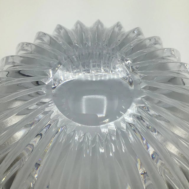 Vintage Mikasa Coronation Crystal Ribbed Bowl For Sale - Image 10 of 13
