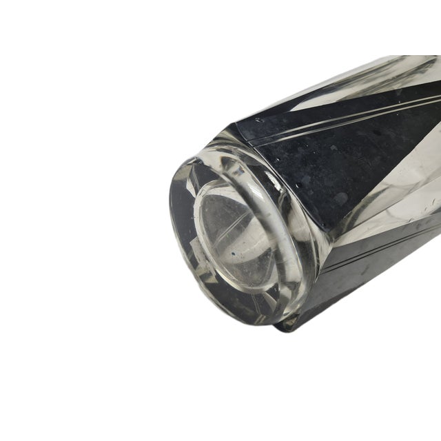 Art Deco Glass Carafe from Karel Palda, Czechoslovakia, 1930s For Sale - Image 12 of 16