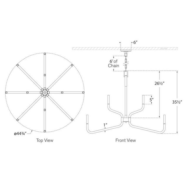Modern Chapman & Myers for Visual Comfort Signature Reagan Grande Two-Tier Chandelier in Antique-Burnished Brass & Crystal with Linen Shades For Sale - Image 3 of 3