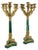 French Empire Style Bronze Dore Candleholders - a Pair For Sale - Image 10 of 10