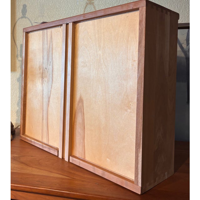 Vintage Amish Solid Cherry Tall Chest of Drawers c.1980 For Sale - Image 11 of 13