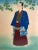 Mid-Century Japanese Silk Paintings by Ishikawa Kiyohiko - Framed - A Pair For Sale In Mobile - Image 6 of 12