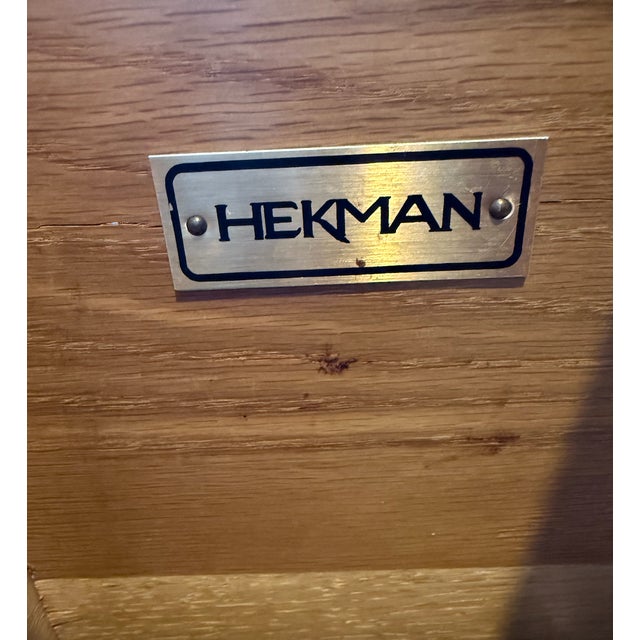 Mid-Century Modern 1990s Hekman Cherry 3-Drawer Buffet For Sale - Image 3 of 5