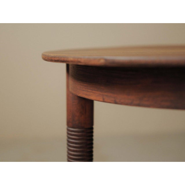 Brown Antique Round Side Table by J. & J. Kohn, 1900s For Sale - Image 8 of 17