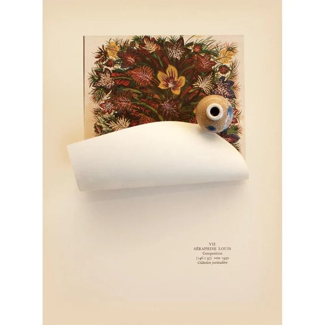 Contemporary 1951 After Seraphine Louis "Composition" (2), First Edition Parisian Lithograph For Sale - Image 3 of 8