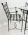 Mario Papperzini for Janus Et Cie Iron Outdoor Dining Set, Table & 4 Chairs, Attributed For Sale - Image 10 of 18