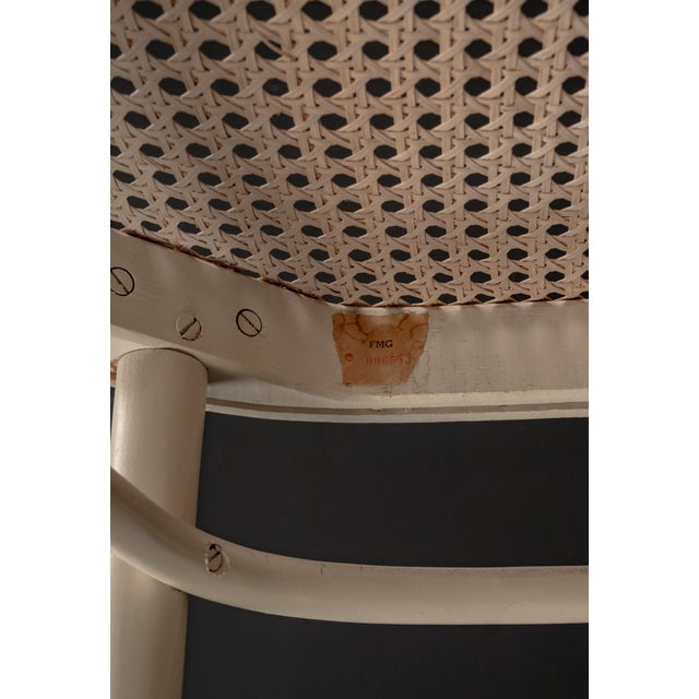 Lange Jan Chairs in White Bentwood from FMG Radomsko, 1940s, Set of 6 For Sale - Image 15 of 18