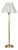 Regina Andrew Polly Buffet Lamp, Natural Brass with Linen Scalloped Shade For Sale