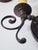 Vintage Bordeaux Bronze Rust Finish Wall Sconces - Set of 3 For Sale - Image 9 of 15