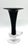 Vintage Glossy Black Glass Vase with Ornamentally Relief-Patterned Base, 1920s For Sale - Image 6 of 13