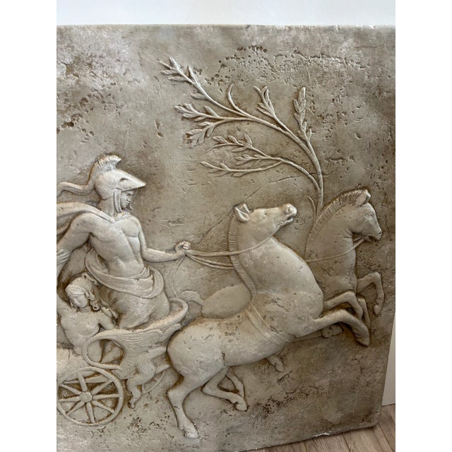 Italian Antique Italian Plaque With Roman Design For Sale - Image 3 of 11
