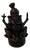 Late 20th Century Tibetan Buddhist Ganapati, Lord Ganesh Solid Mahogany Hand-Carved Statue For Sale