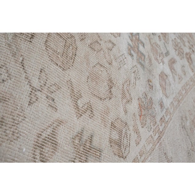 Textile Distressed Turkish Oushak Runner 3'3" X 9'4" For Sale - Image 7 of 11