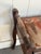 1930s-40s velvet-top wood stool w/ hinge-top storage compartment and side handles. Some surface wear/age to wood...