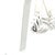 1990s Pair of Tiffany & Co Puffed Omega Back Earrings Non Pierced Sterling Silver Estate For Sale - Image 4 of 6