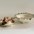 Shabby Chic Vintage Capodimonte-Style Italian Porcelain Lidded Bowl With Pink Roses, Ruffled Edge & Feet For Sale - Image 3 of 11