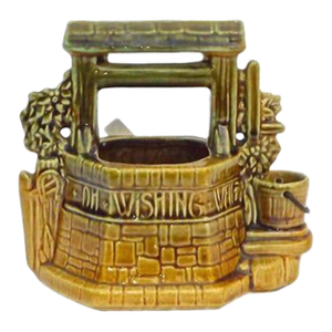 Vintage Ceramic McCoy Wishing Well Cachepot