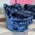 Mid-Century Modern 1950s Opulent Sapphire Blue Crushed Velvet Kidney Loveseats - a Pair For Sale - Image 3 of 11