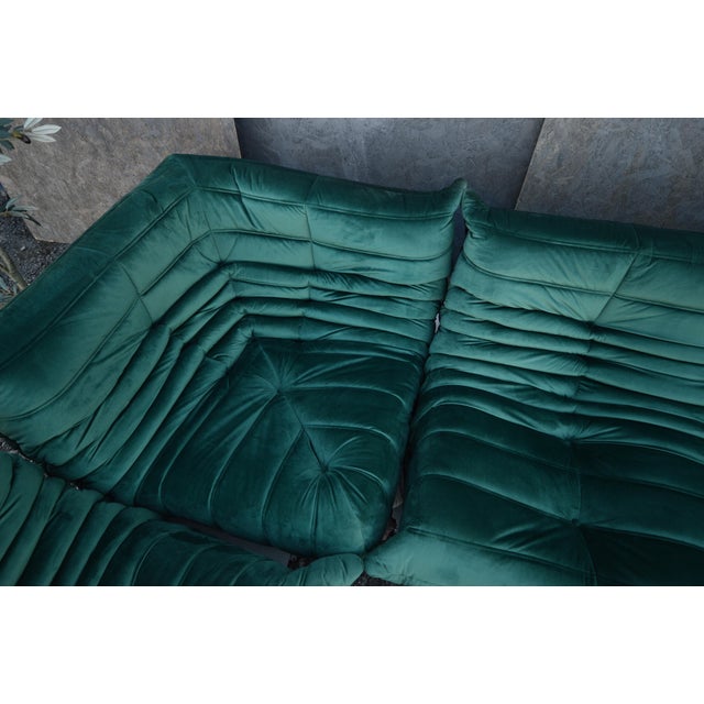 Togo Sofa Set by Michel Ducaroy for Ligne Roset, Set of 5 For Sale - Image 4 of 14