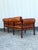 Arne Norell Vintage Cognac Leather 3-Seater Sofa Attributed to Arne Norell for Coja For Sale - Image 4 of 11