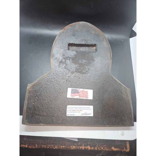 Traditional Vintage Piazza Pisano Pineapple Welcome Wall Plaque For Sale - Image 3 of 3