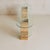 Italian Two-Tier Pill Shaped Glass + Travertine Console, 1970s For Sale - Image 4 of 8