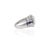 Not Yet Made - Made To Order Art Deco 1.3ct Blue Sapphire and Diamond Cocktail Ring in 18k White Gold Size 7 For Sale - Image 5 of 13
